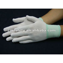 Lint Free ESD Glove With PU Palm Coated